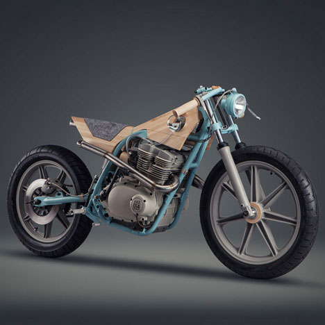 Motorbike reinterpreted as a furniture piece by JoeVelluto