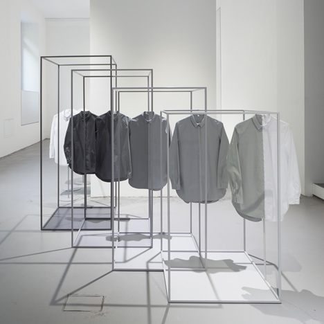 Nendo uses Cos shirt for installation centrepiece in Milan