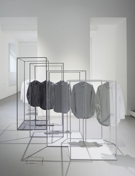 Nendo uses Cos shirt for installation centrepiece in Milan