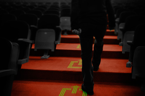 Philips and Desso luminous carpet