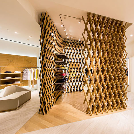 Pringle of Scotland store in Chengdu by Atelier Oi