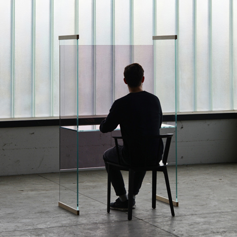 Bouroullecs to present coloured glass furniture range in Milan