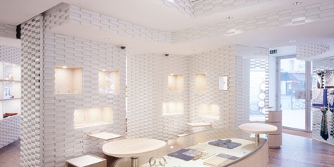 Shang Xia store in Paris by Kengo Kuma and Associates