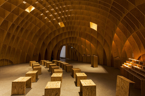 Church by Schneider+Schumacher based on motorway signage looks like Batman