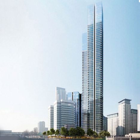 South Quay Plaza London skyscraper by Foster + Partners
