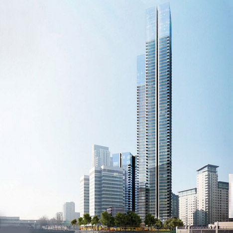 South Quay Plaza London skyscraper by Foster + Partners
