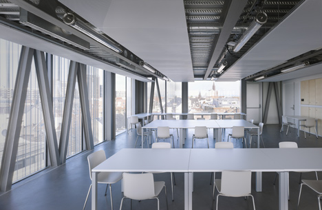 Aluminium-clad building by Marc Mimram added to Strasbourg architecture school