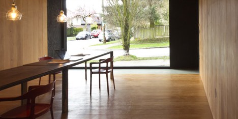 Scott & Scott Architects build their own timber-lined studio in Vancouver