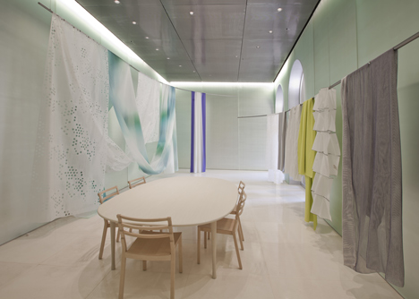 Kinnasand Milan showroom by Toyo Ito