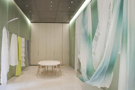 Kinnasand Milan showroom by Toyo Ito