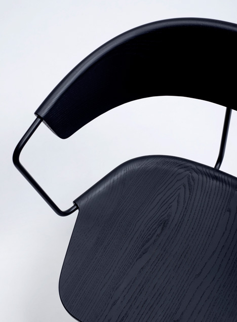 Uncino carved wood chairs by Ronan and Erwan Bouroullec for Mattiazzi Milan 2014