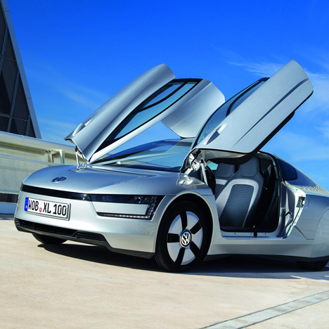 XL1 CAR. Designed by Volkswagen