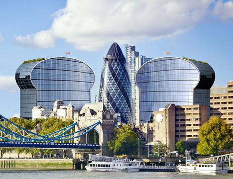 Warbutons bread-shaped skyscraper for London