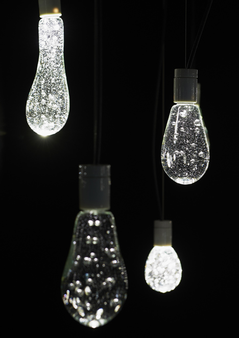 Bubbly beads of light hover at Torafu Architects' Tokyo installation
