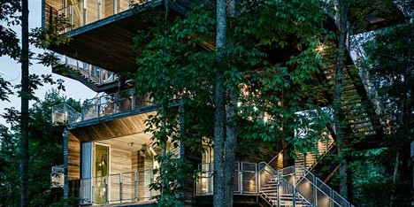 West Virginia treehouse by Mithun