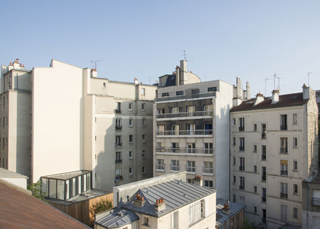 Wooden House in Paris by Noel Dominguez