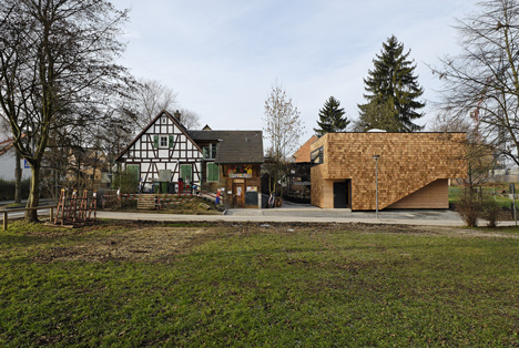 Youth-Club Extension by Bernd Zimmermann Architekten