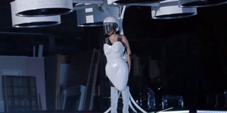 Studio XO and Lady Gaga, Volantis, world's first flying dress