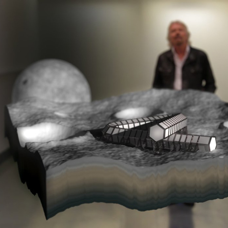 Richard Branson launches plane-shaped skyscraper and moon hotel