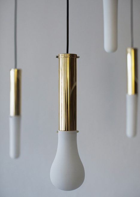 3D Printed lights by Hanieh Heidarabadi