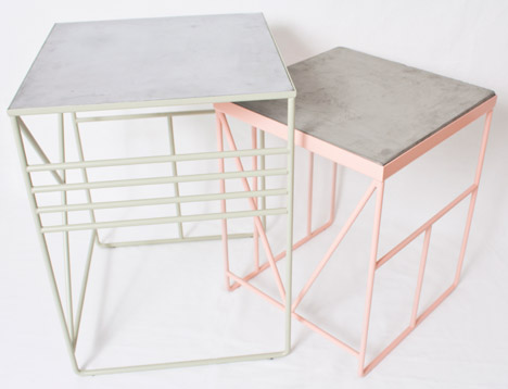 Berg tables by Thorunn Hannesdottir for Faerid