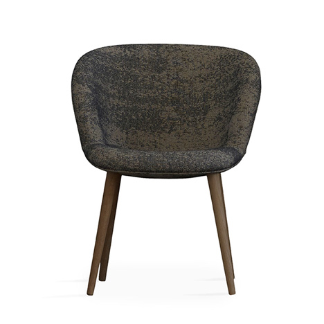 Busk and Hertzog adds wooden legs to Capri chairs for Halle