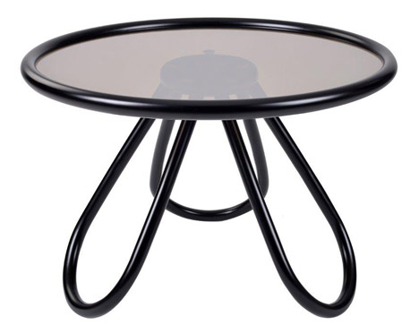 Coat Rack Bench and Arch Tables for Gebrüder Thonet Vienna