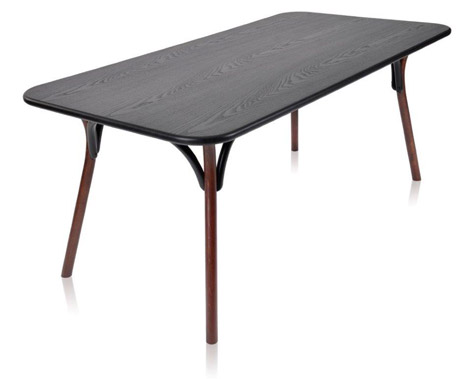 Coat Rack Bench and Arch Tables for Gebrüder Thonet Vienna