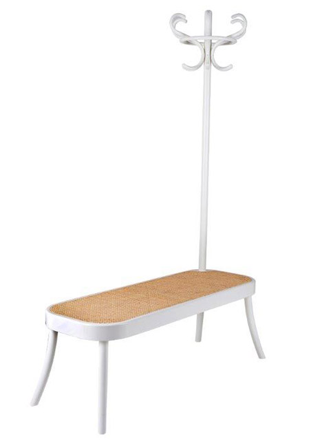 Coat Rack Bench and Arch Tables for Gebrüder Thonet Vienna