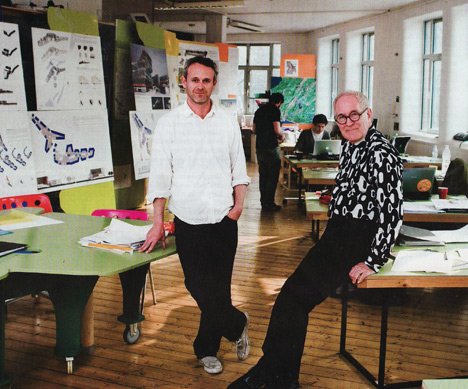 Sir Peter Cook and Gavin Robotham
