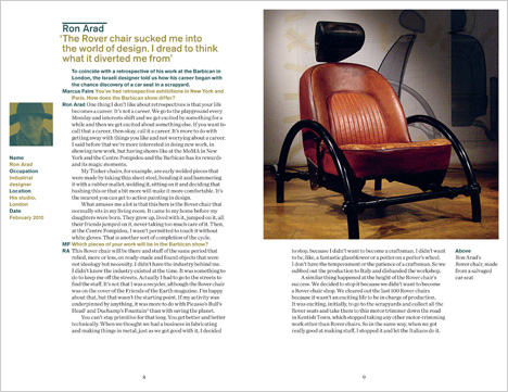 Dezeen Book of Interviews: Ron Arad Dezeen Book of Interviews: Ron Arad