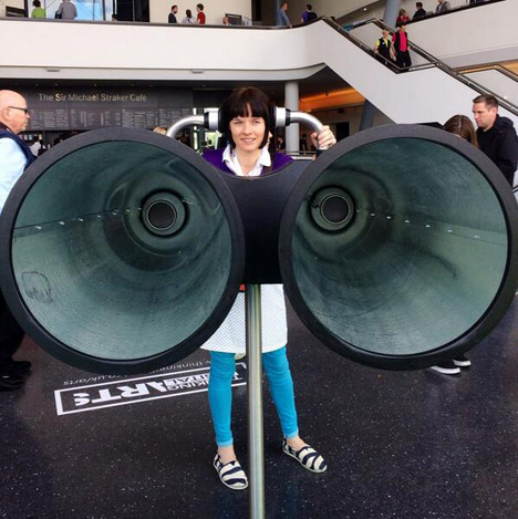 Dominic Wilcox Binaudios binoculars
