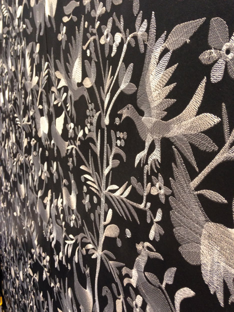 Embroidered wallpaper by CUSTHOM