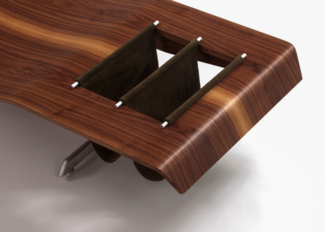Espasso collection Circa bench by Jorge Zalszupin