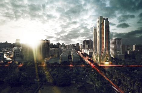 3XN breaks ground on Mumbai skyscrapers modelled on Indian plantlife