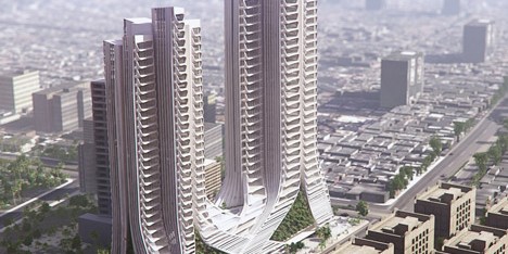 3XN breaks ground on Mumbai skyscrapers modelled on Indian plantlife