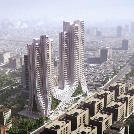 3XN breaks ground on Mumbai skyscrapers modelled on Indian plantlife