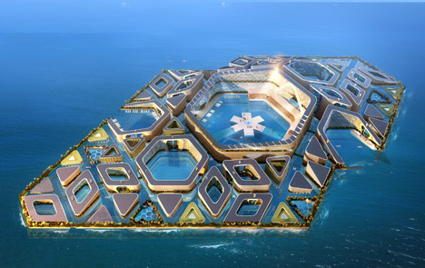 Floating City concept by AT Design Office