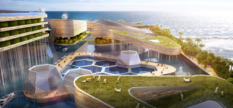 Floating City concept by AT Design Office