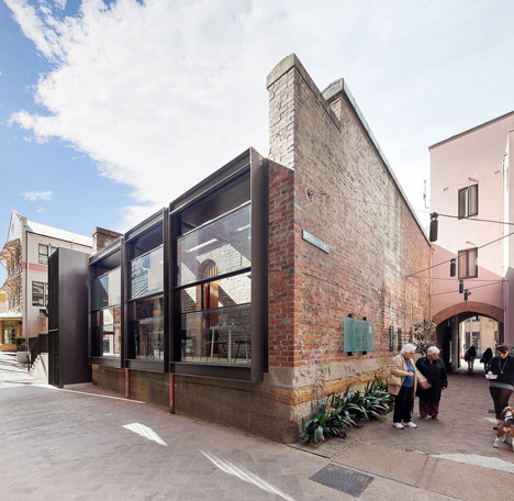 Former Rocks Police Station turned cafe by Welsh + Major