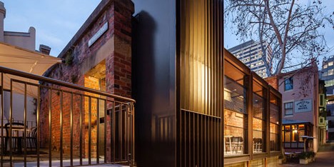 Former Rocks Police Station turned cafe by Welsh and Major