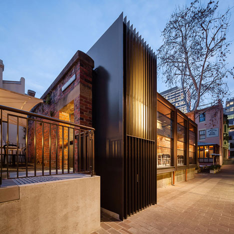 Former Rocks Police Station turned cafe by Welsh and Major