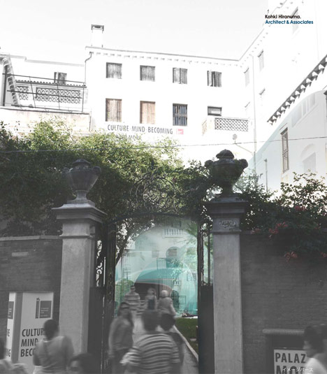 Glastecture Venice biennale installation by Kohki Hiranuma
