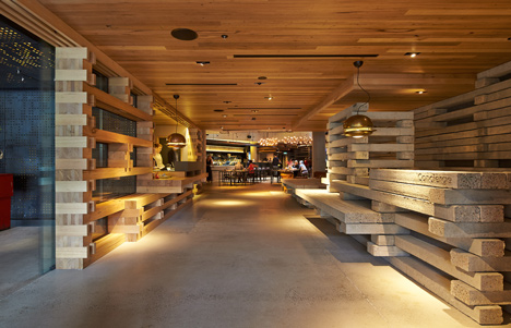 Grand staircase in the Nishi building, Canberra by March Studio