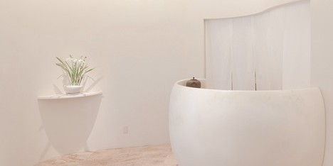 Japanese confectionary and tea shop by Hiroyuki Ogawa Architects