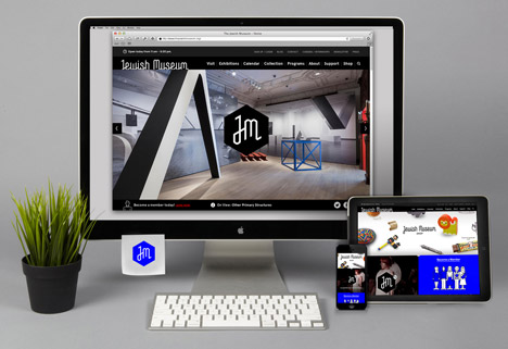 Jewish Museum identity by Sagmeister & Walsh