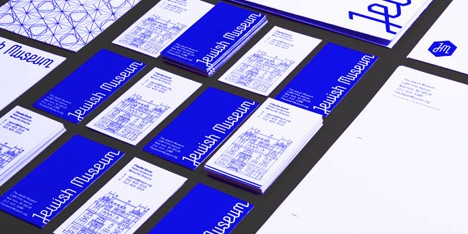 Jewish Museum identity by Sagmeister & Walsh