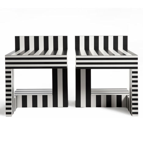 Neo Laminati stools by Kelly Behun Studio