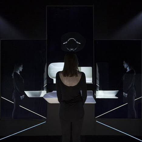 Toan Nguyen's SaphirKeramik installation for Laufen