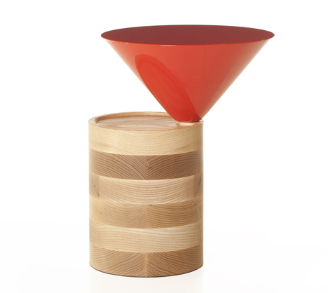 Laurel Side Table by Luca Nichetto in ash